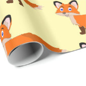 Fuchs Design Jede Hintergrundfarbe Geschenkpapier (Rolleneckpunkt)