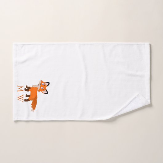 Fuchs Design Monogramm Badhandtuch Set (Handtuch)