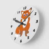 Fuchs Design Runde Wanduhr (Winkel)