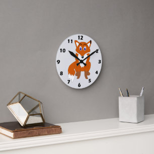 Fuchs Design Runde Wanduhr