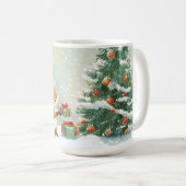 Fuchs’ erster Schneefall am Weihnachtsbaum Kaffeetasse (VorderseiteRechts)