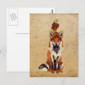 FUCHS & EULE Postkarte (Vorne/Hinten)