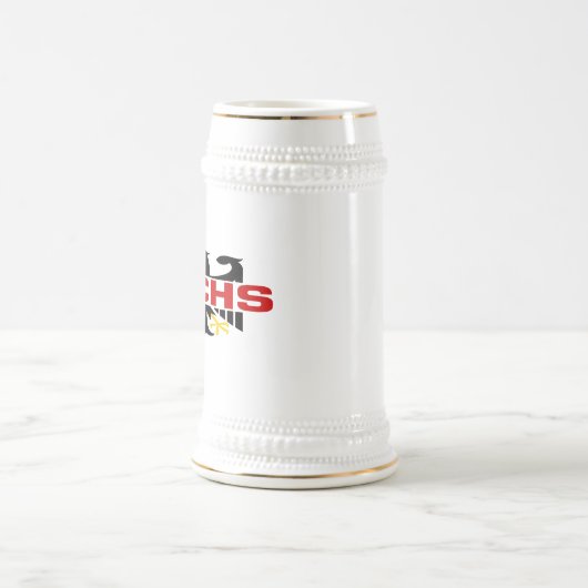 Fuchs Familienname Bierglas (Mittel)