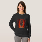 Fuchs-Fantasie-Architektur Tierischer Fuchs T-Shirt (Vorne ganz)