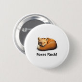 Fuchs-Felsen! Button (Vorne & Hinten)