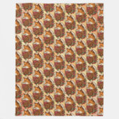 Fuchs Fleecedecke (Vorderseite)