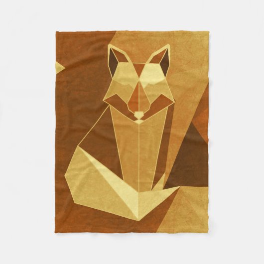 Fuchs Fleecedecke (Vorderseite)