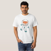 Fuchs Flies In Space As An Astronaut Rocket T-Shirt (Vorne ganz)