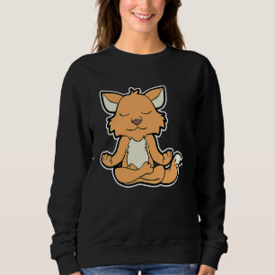 Fuchs Fox Relaxfox Yoga Tier Position Vintage Fr Sweatshirt