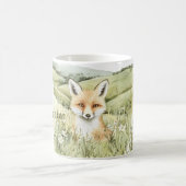 Fuchs Gänseblümchen Blumen Kaffeetasse (Mittel)