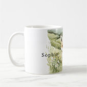 Fuchs Gänseblümchen Blumen Kaffeetasse (Links)