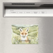 Fuchs Gänseblümchen Blumen Magnet (In Situ (Geschirrspüler))