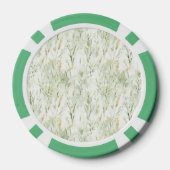 Fuchs Gänseblümchen Blumen Pokerchips (Rückseite)