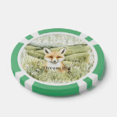 Fuchs Gänseblümchen Blumen Pokerchips (Einzeln)