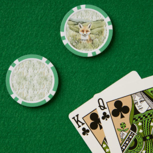 Fuchs Gänseblümchen Blumen Pokerchips