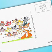 FUCHS GEBURTSTAGSÜBERRASCHUNG Postkarte