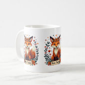 Fuchs-Geschichten Boho-Waldtier Kaffeetasse (Vorderseite Links)