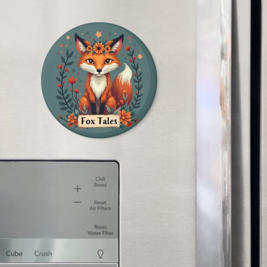Fuchs-Geschichten Boho-Waldtier Magnet (In Situ (Kühlschrank))