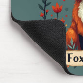 Fuchs-Geschichten Boho-Waldtier Mousepad (Ecke)