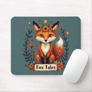 Fuchs-Geschichten Boho-Waldtier Mousepad