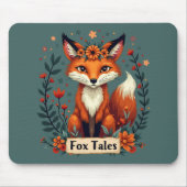 Fuchs-Geschichten Boho-Waldtier Mousepad (Vorne)