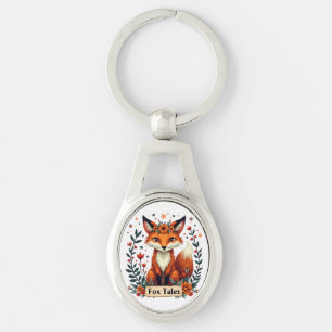 Fuchs-Geschichten Boho-Waldtier Schlüsselanhänger