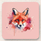 Fuchs Getränkeuntersetzer (Vorderseite)