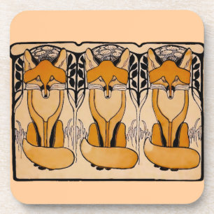 Fuchs Getränkeuntersetzer