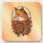 Fuchs Getränkeuntersetzer (Vorderseite)