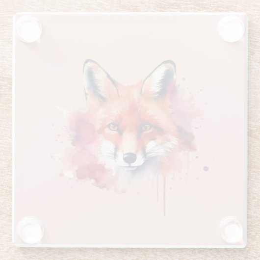 Fuchs Glasuntersetzer (Rückseite)