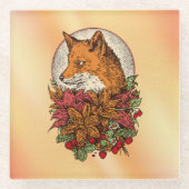 Fuchs Glasuntersetzer (Vorderseite)