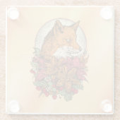 Fuchs Glasuntersetzer (Rückseite)