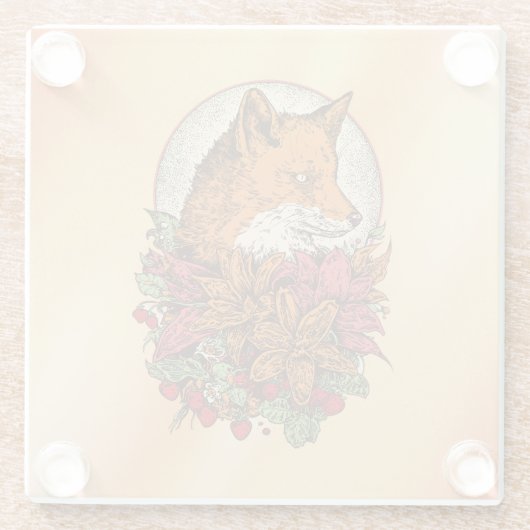 Fuchs Glasuntersetzer (Rückseite)