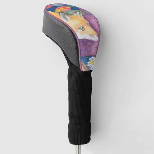 Fuchs golf headcover (angewinkelt)