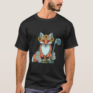 Fuchs Golfclub Blumenkranz Geschenk T-Shirt