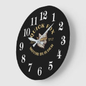 Fuchs Große Wanduhr (Winkel)