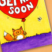 Fuchs Gute Besserung Gruß  Karte