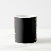 Fuchs hässlicher Weihnachtsschweter lustiger Fuchs Kaffeetasse (Mittel)