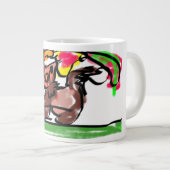 Fuchs Herbst-Latte-Joy Jumbo-Tasse (Vorderseite Rechts)