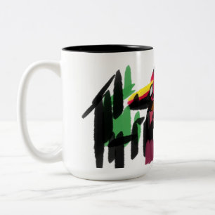 Fuchs Herbst Set Zweifarbige Tasse