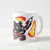Fuchs Herbst wild Jumbo-Tasse (Vorderseite Rechts)