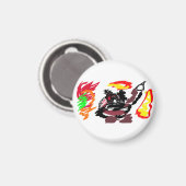 Fuchs Herbst wild Magnet (Vorderseite/Rückseite)