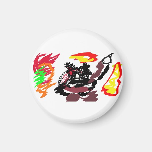 Fuchs Herbst wild Magnet (Vorne)