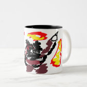 Fuchs Herbst wild Zweifarbige Tasse (VorderseiteRechts)