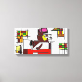 Fuchs Herbstfreude Leinwanddruck (Vorderseite)