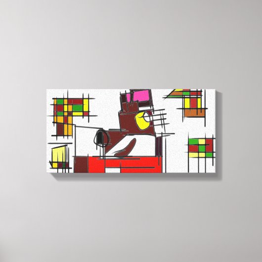 Fuchs Herbstfreude Leinwanddruck (Vorderseite)