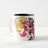 Fuchs Herbstliebe Zweifarbige Tasse (Vorderseite Links)