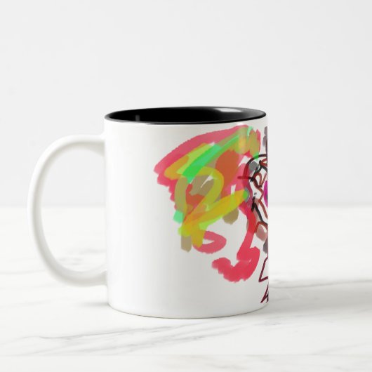 Fuchs Herbstliebe Zweifarbige Tasse (Links)