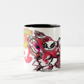Fuchs Herbstliebe Zweifarbige Tasse (Mittel)