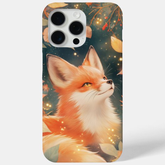 Fuchs Herbstumarmung Case-Mate iPhone Hülle (Rückseite)